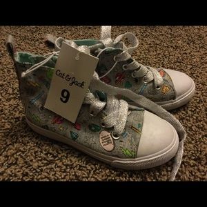 Cat & Jack Girls Canvas high-tops